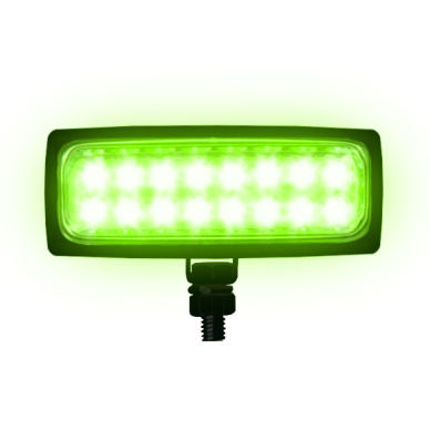 Farol auxiliar milha led 12v verde